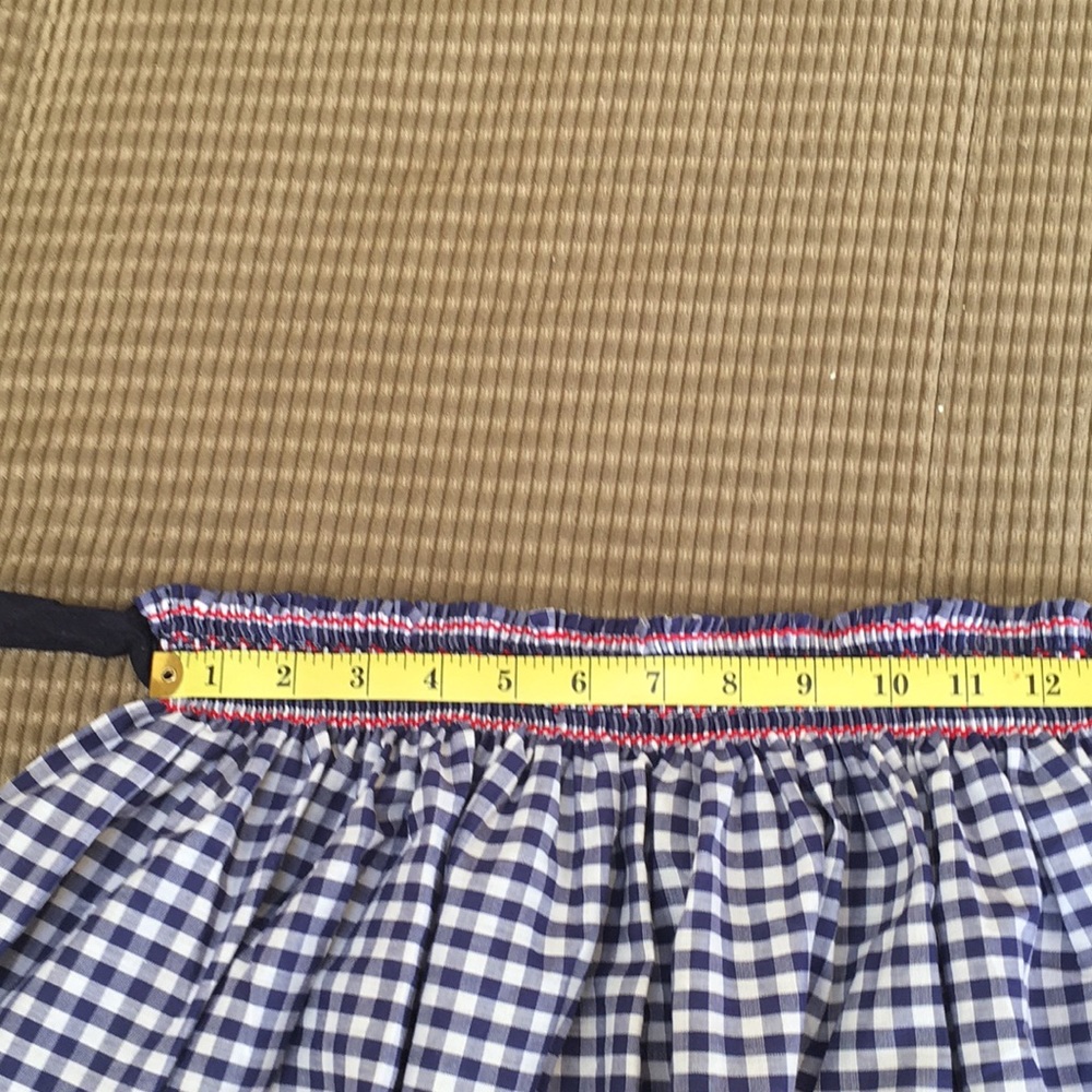 Vintage gingham apron